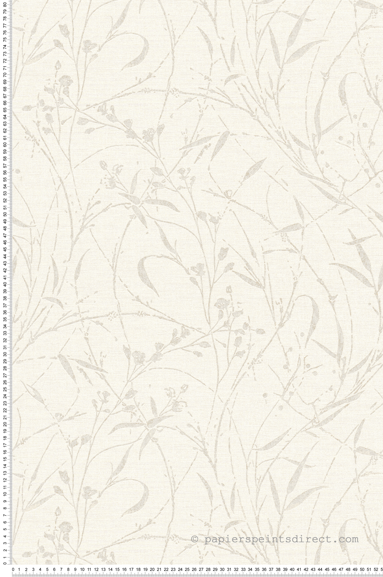 Papier peint Botanique Feuillage beige irisé - Vibes & Styles d'A.S. Création | Réf. AS-790042