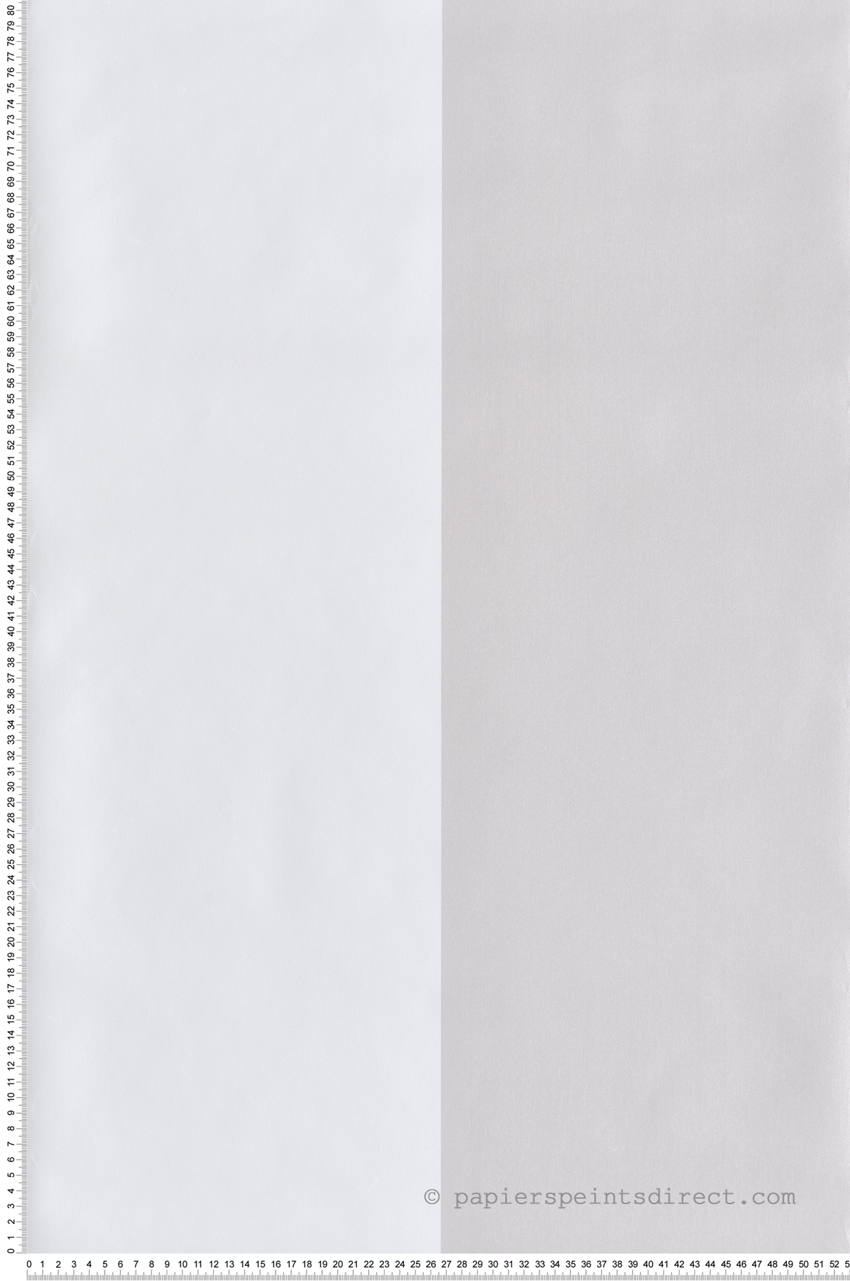 Papier peint Rayure Extra Large gris clair - Jeux de Rayures 3 de Lutèce | Réf. LTC-G68078