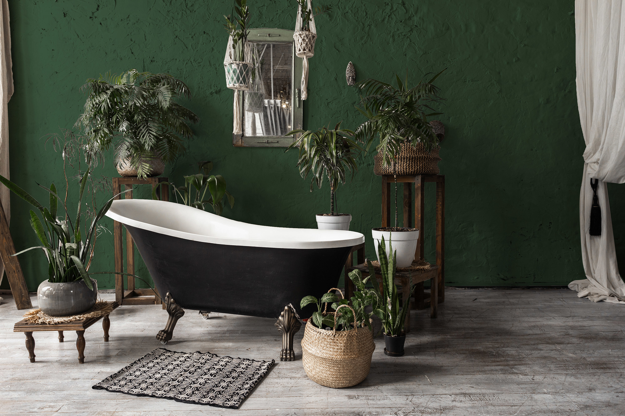 Image d'un pot de 1 litre de peinture Puro vert sage green - c5005