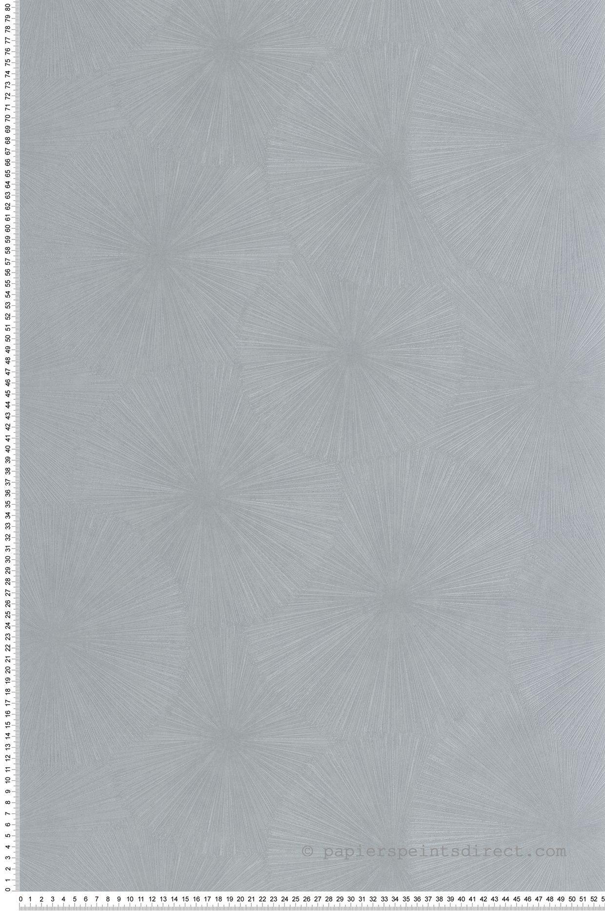 Papier peint Graphique Helios argenté - Solaris de Casadéco | Réf. SOLA201879200