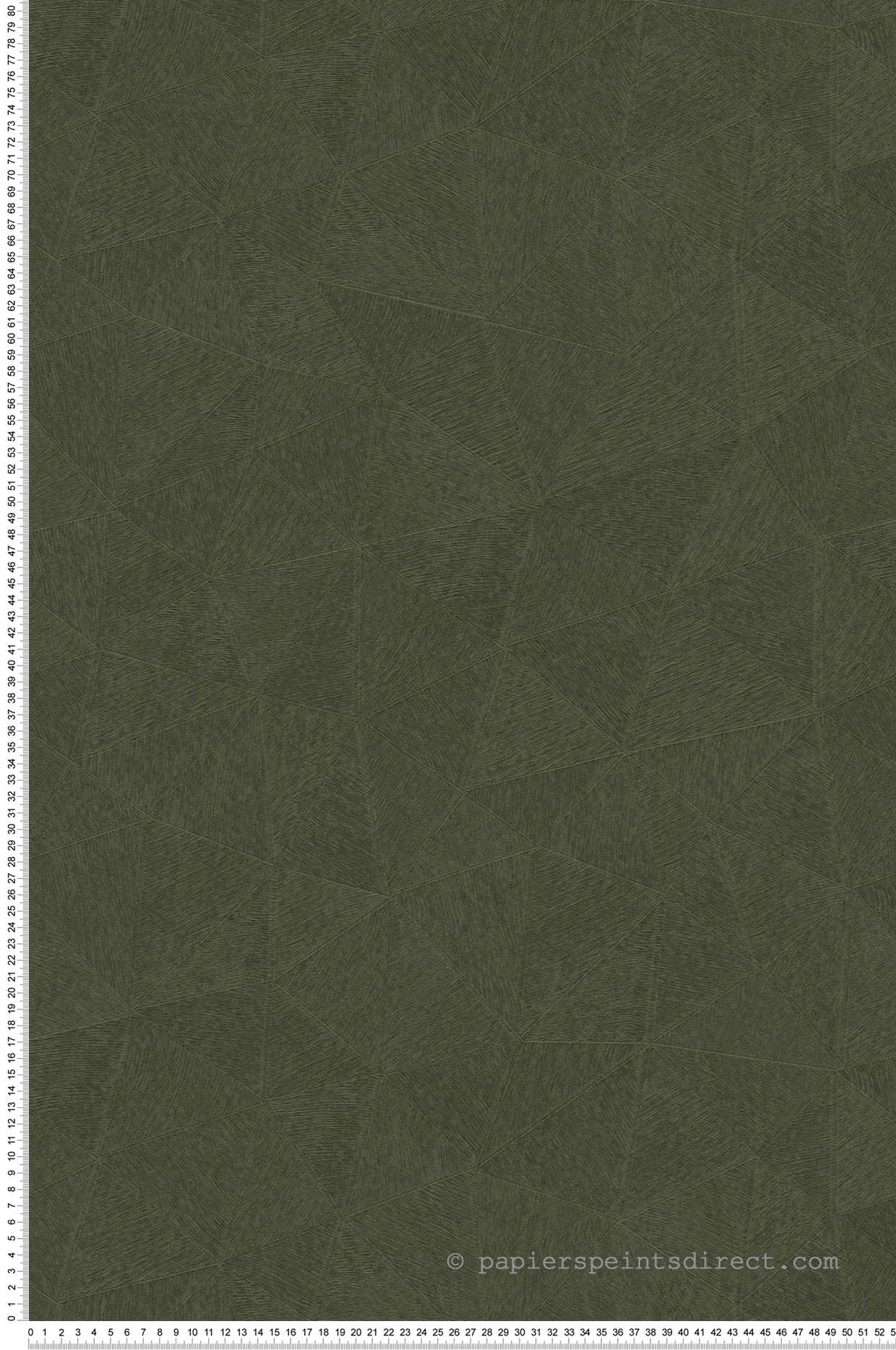 Papier peint Triangle Texture Bali vert kaki - Metropolitan Stories 3 d'A.S. Création | Réf. AS-391295