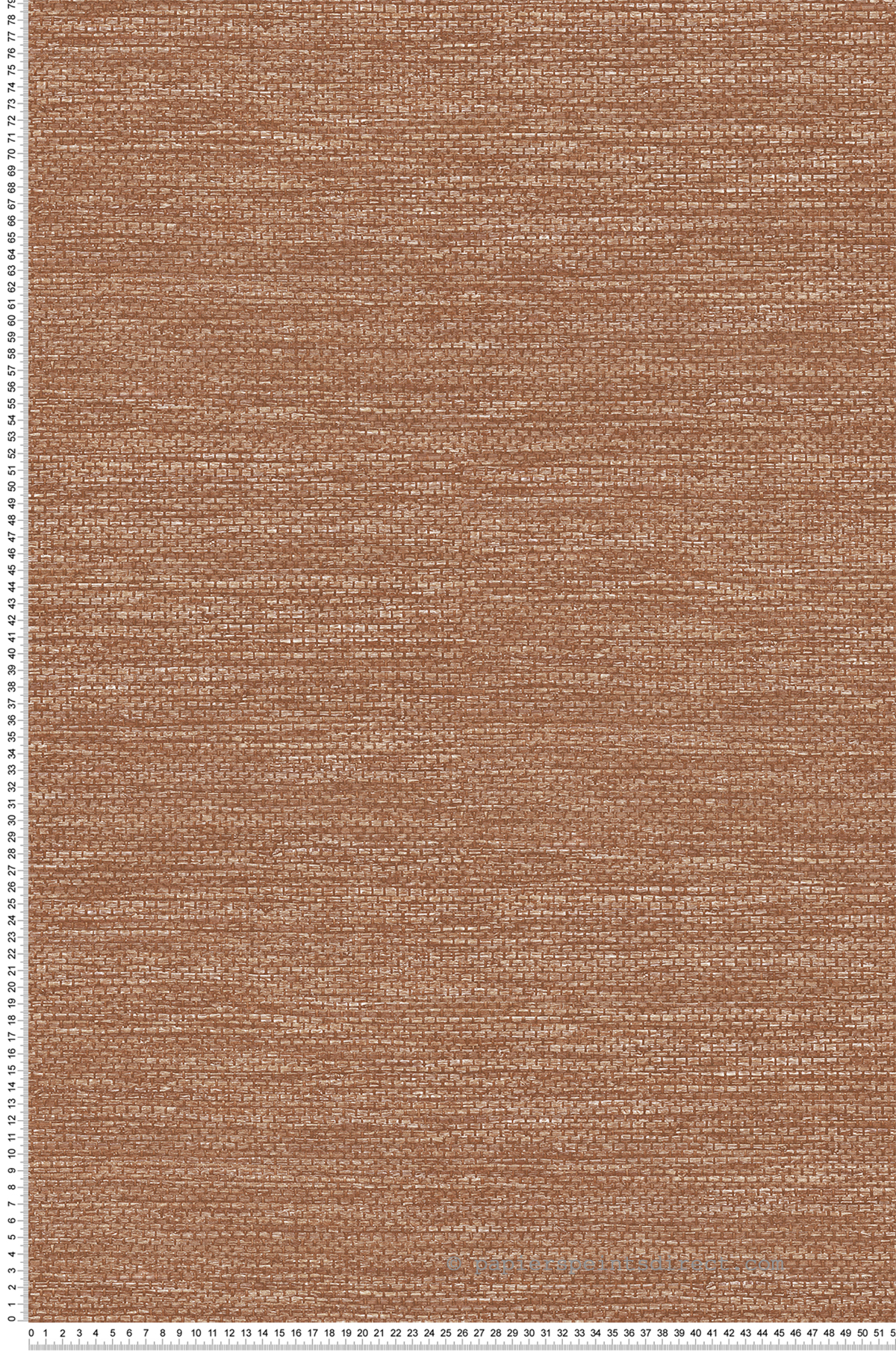 Papier peint Faux Uni Paille Japonaise Malin rouille - Delicatesse de Lutèce | Réf. LTC-FD26564