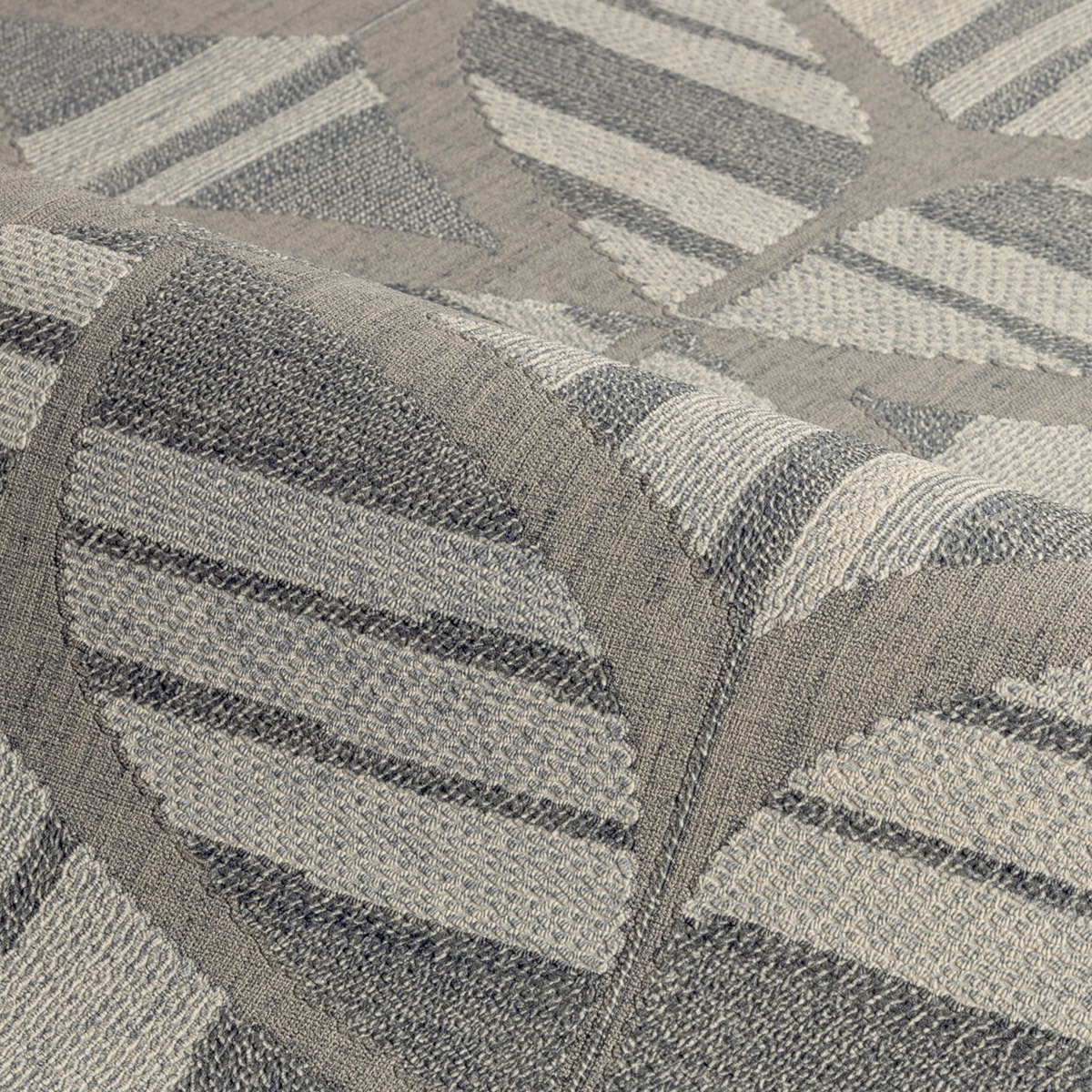 Papier peint Géométrie Tressée Filandra orage - Broderies de Casamance | Réf. CAS-76982854