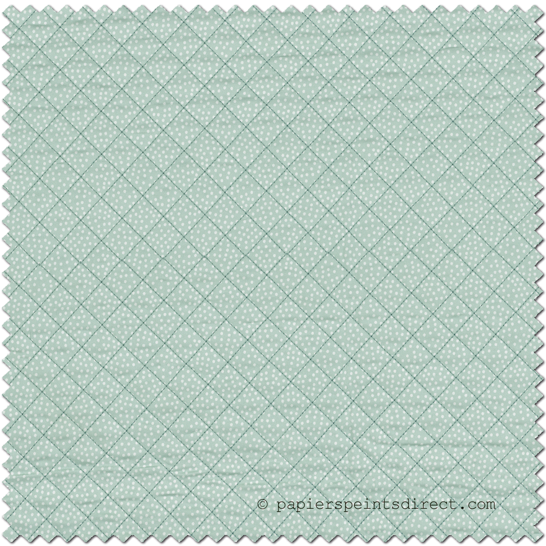 Tissu Pois Tout Doux vert d'eau - Rose et Nino de Camengo | Réf. CAM-45360403