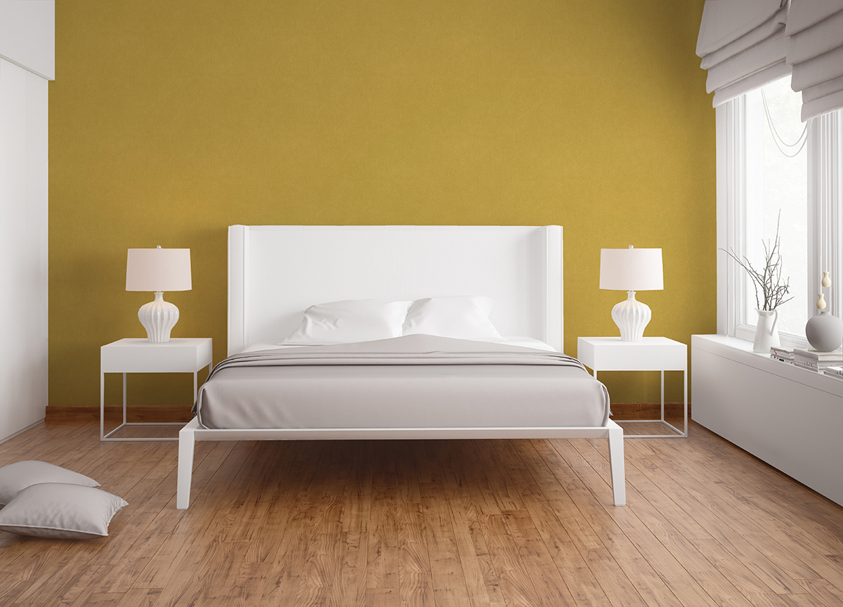 Papier peint Uni Lisse jaune foncé - Dream Flowery de Architects Paper | AMB Réf. 3836-55