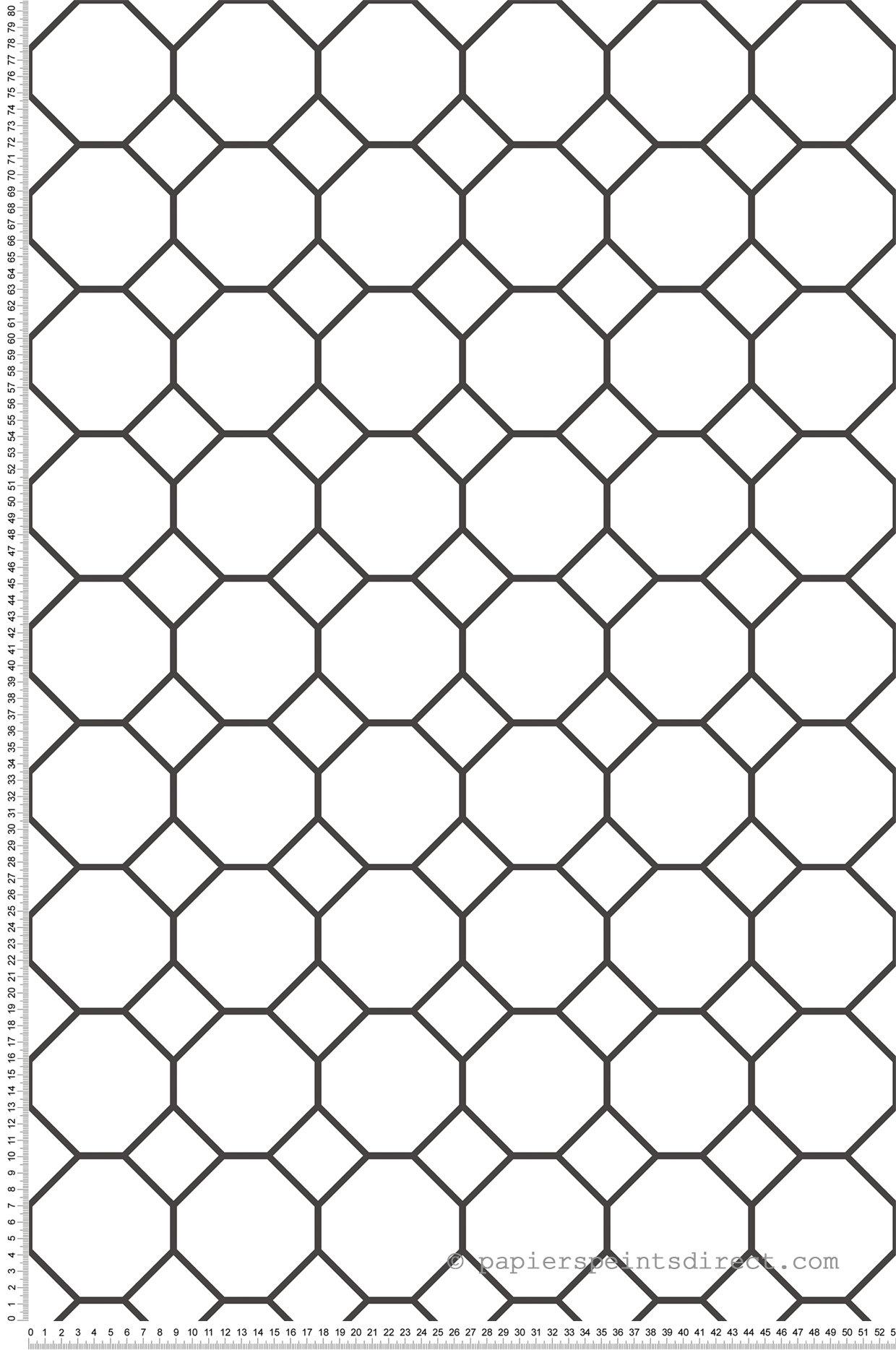 Papier peint Faïence Géométrique blanc - Cuisine Fraicheur 6 de Lutèce | Réf. LTC-G45405