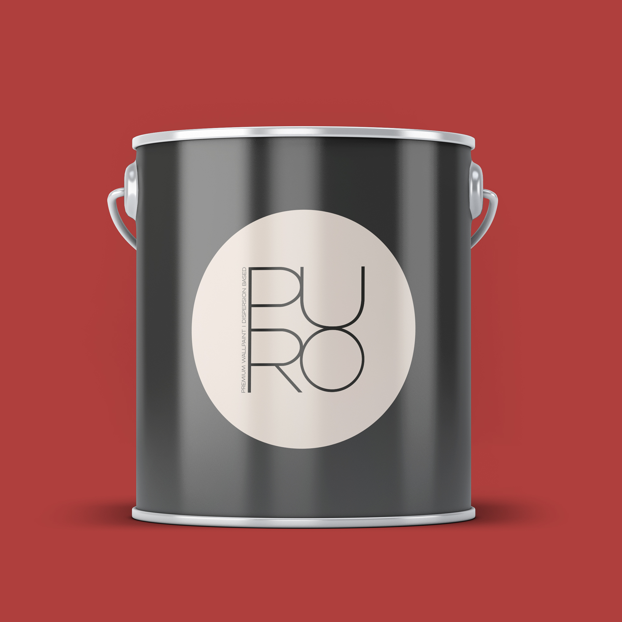 Image d'un pot de 5 litres de peinture Puro rouge varied red - c2016