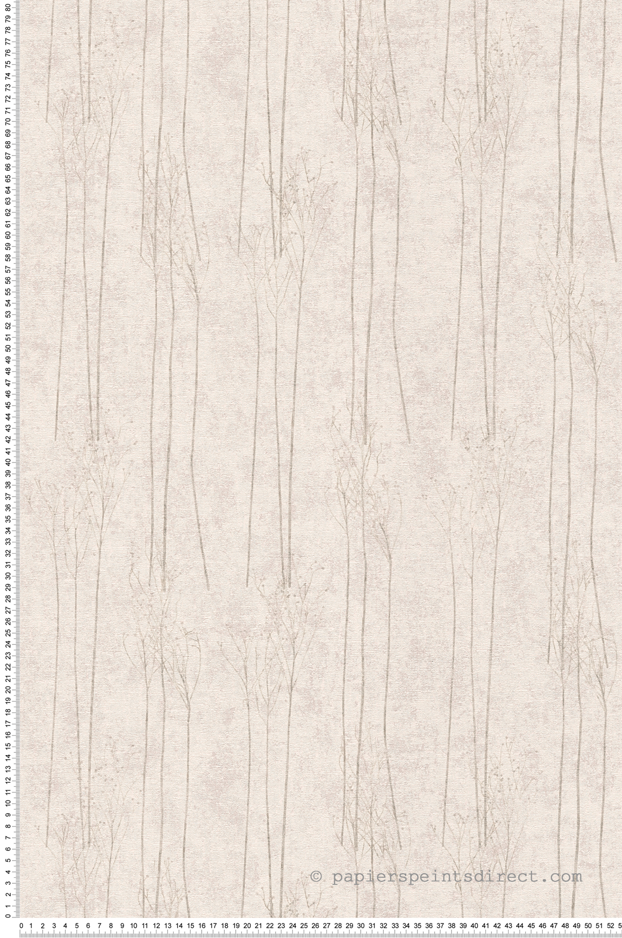 Papier peint Plante Graminée blanc et gris irisé - Hygge d'A.S. Création | Réf. SP15760