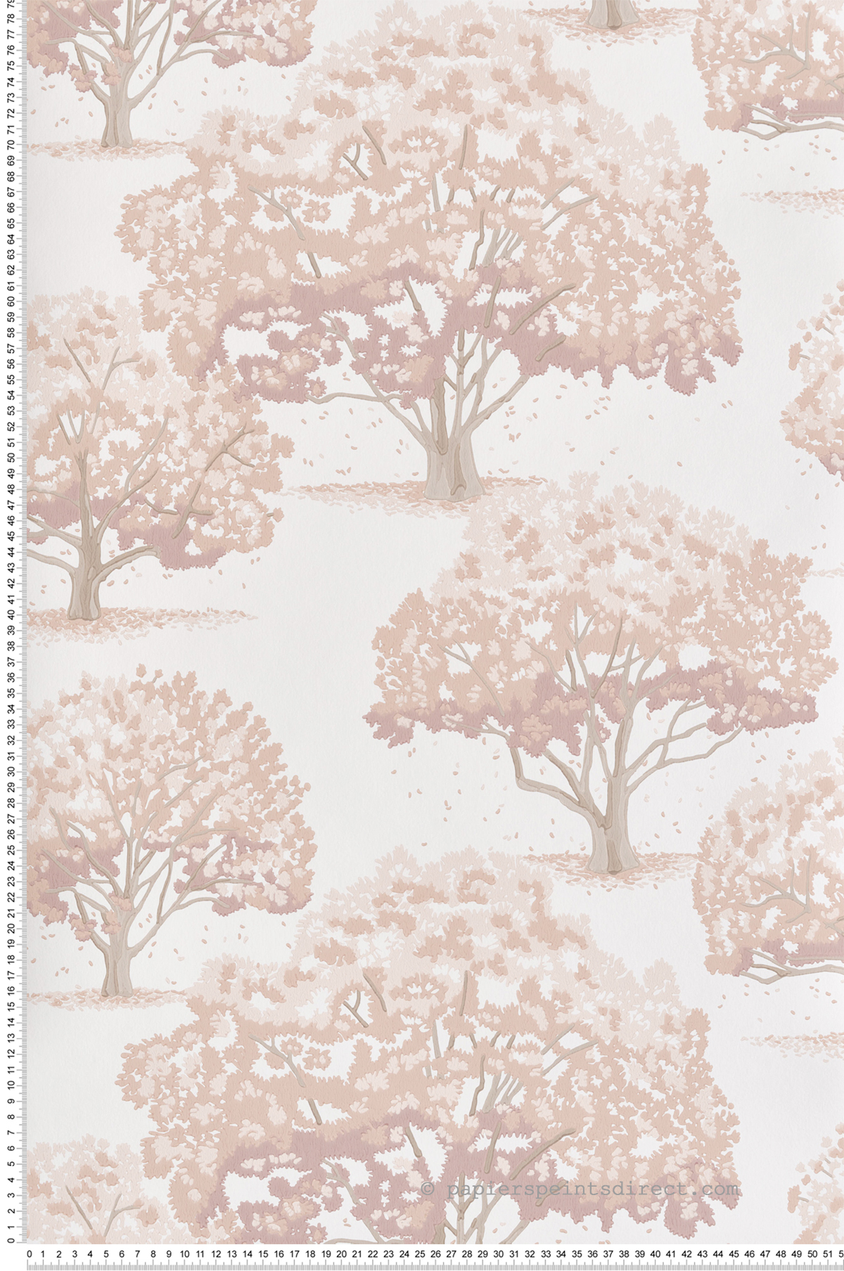 Papier peint Arbre Magnolia Blossom Masquerade - In The Garden de Little Greene | Réf. 0234MBMASQU