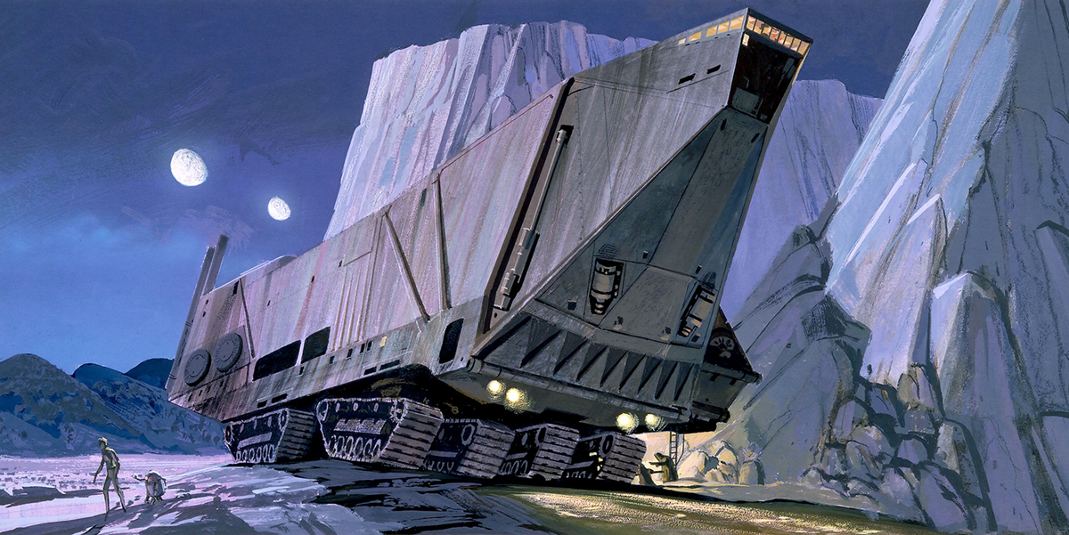 Papier peint Star Wars Classic RMQ Sandcrawler - Papier peint Panoramique Komar