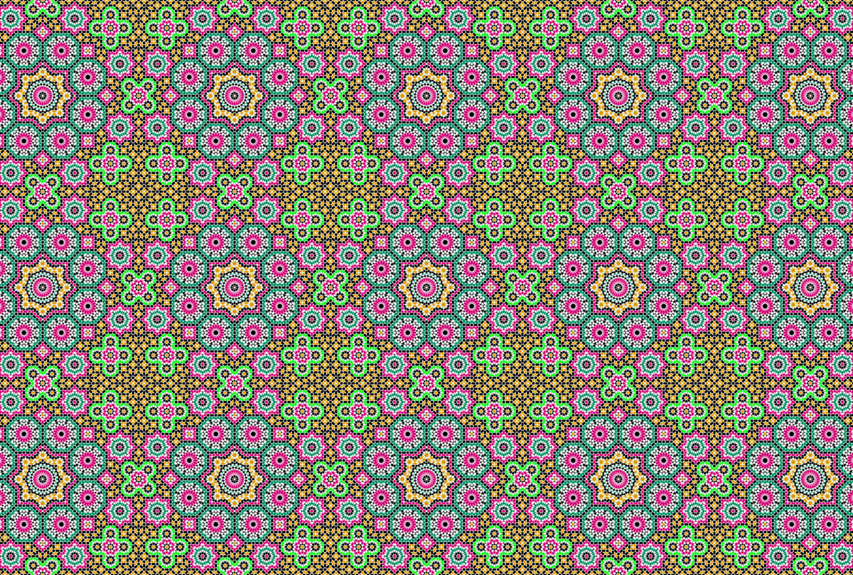 Papier peint panoramique Mosaïque Emerald 2 - Référence DD110531 - Intissé 200g/m2 - Standard 400 x 270