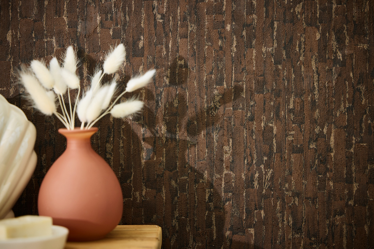 Papier peint Pierre Géométrie Moderne marron - Metropolitan Stories 4 Hot Spots d'A.S. Création AMB3| Réf. AS-786666