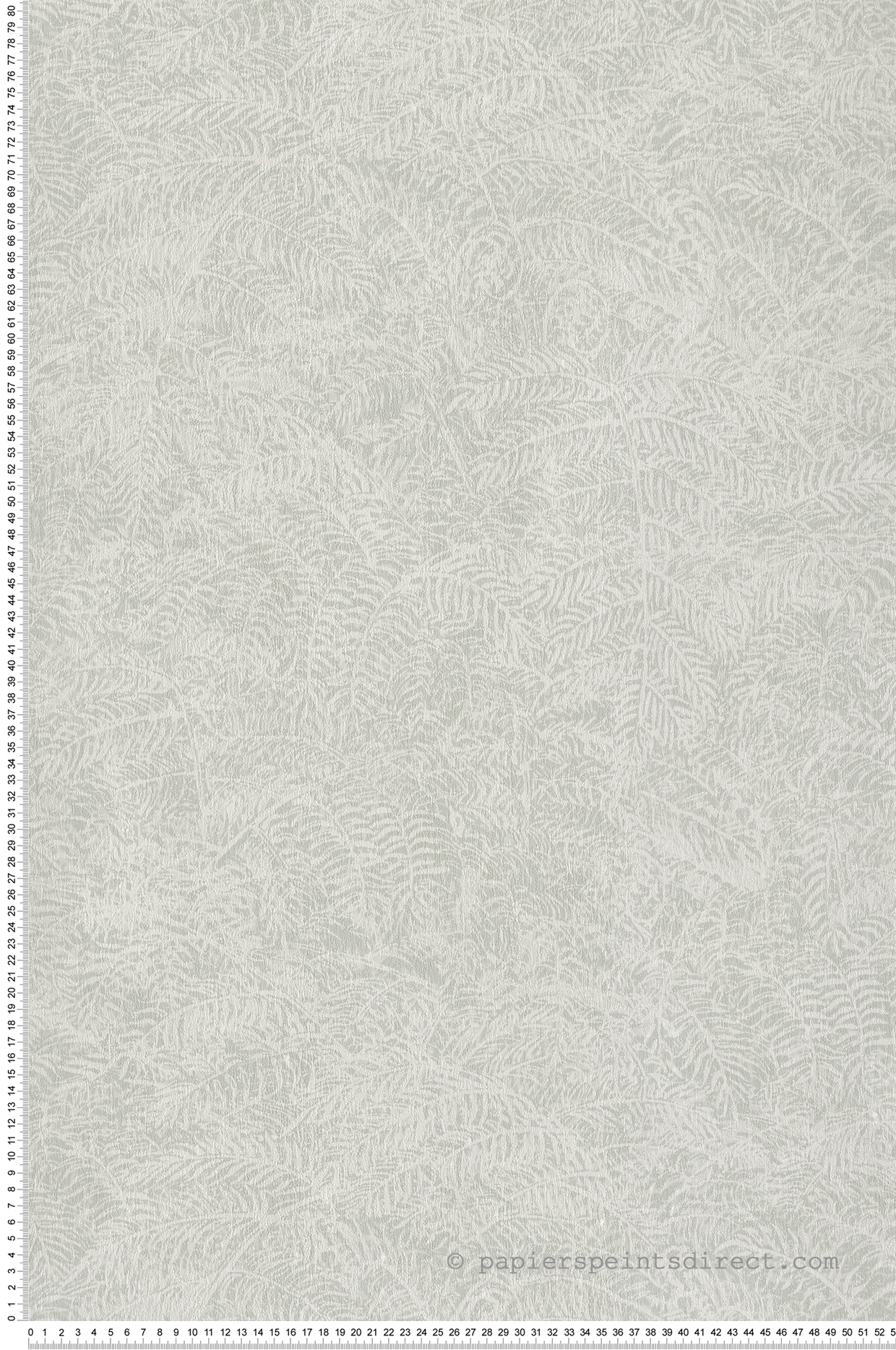Papier Peint Fougère vert clair argenté - Botanique d'Ugépa | Réf. UGP-M49804