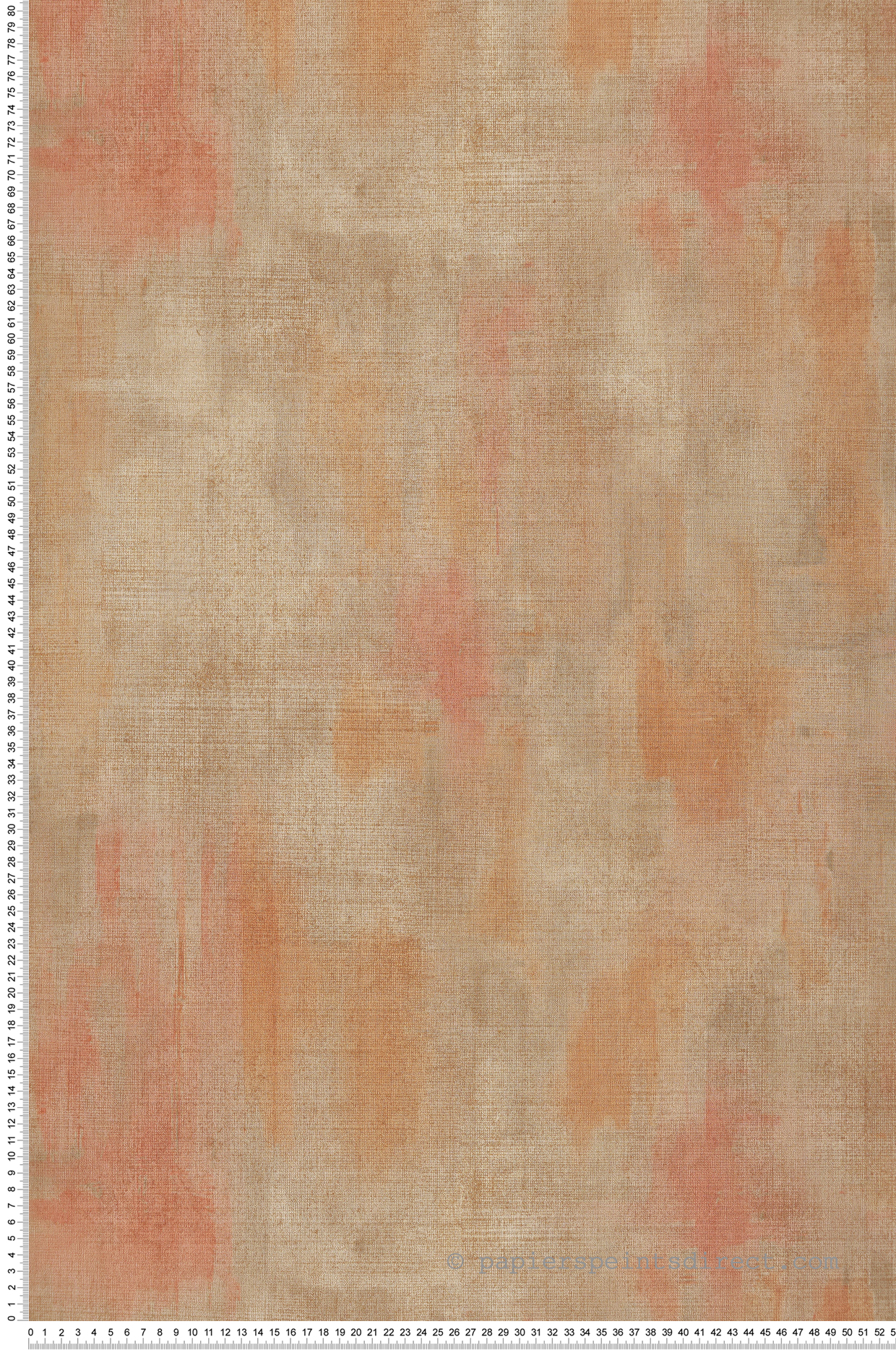 Papier peint Faux Uni Arty marron et orange - Arty de Lutèce | Réf. LTC-51211227