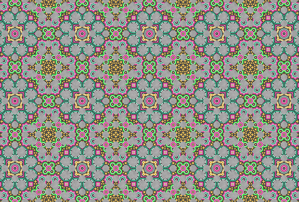 Papier peint panoramique Mosaïque Emerald 3 - Référence DD110536 - Intissé 200g/m2 - Standard 400 x 270