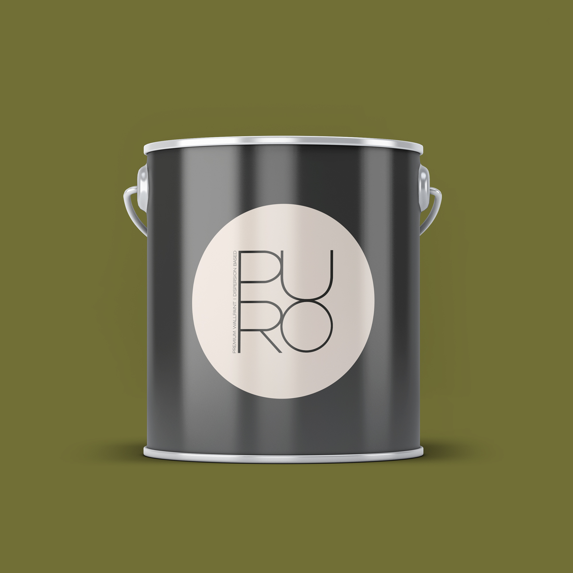 Image d'un pot de 2,5 litres de peinture Puro vert gentle lime  - c6009