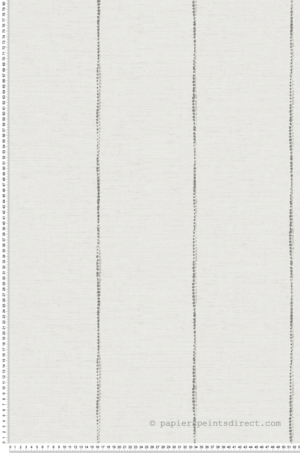 Papier peint Fine Rayure Plumetis anthracite - Aristide de Lutèce | Réf. LTC-488-4