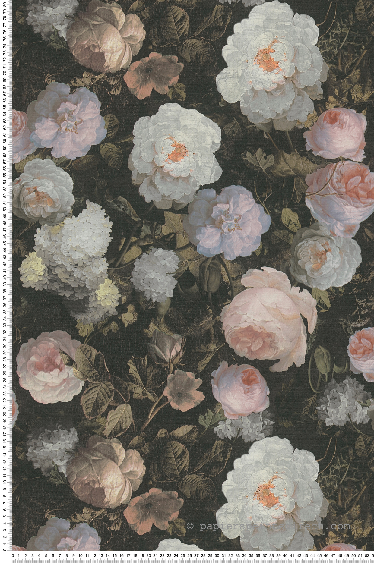 Papier peint Fleur Charme Vintage rose - History of Art d'A.S. Creation | Réf. 37650-5