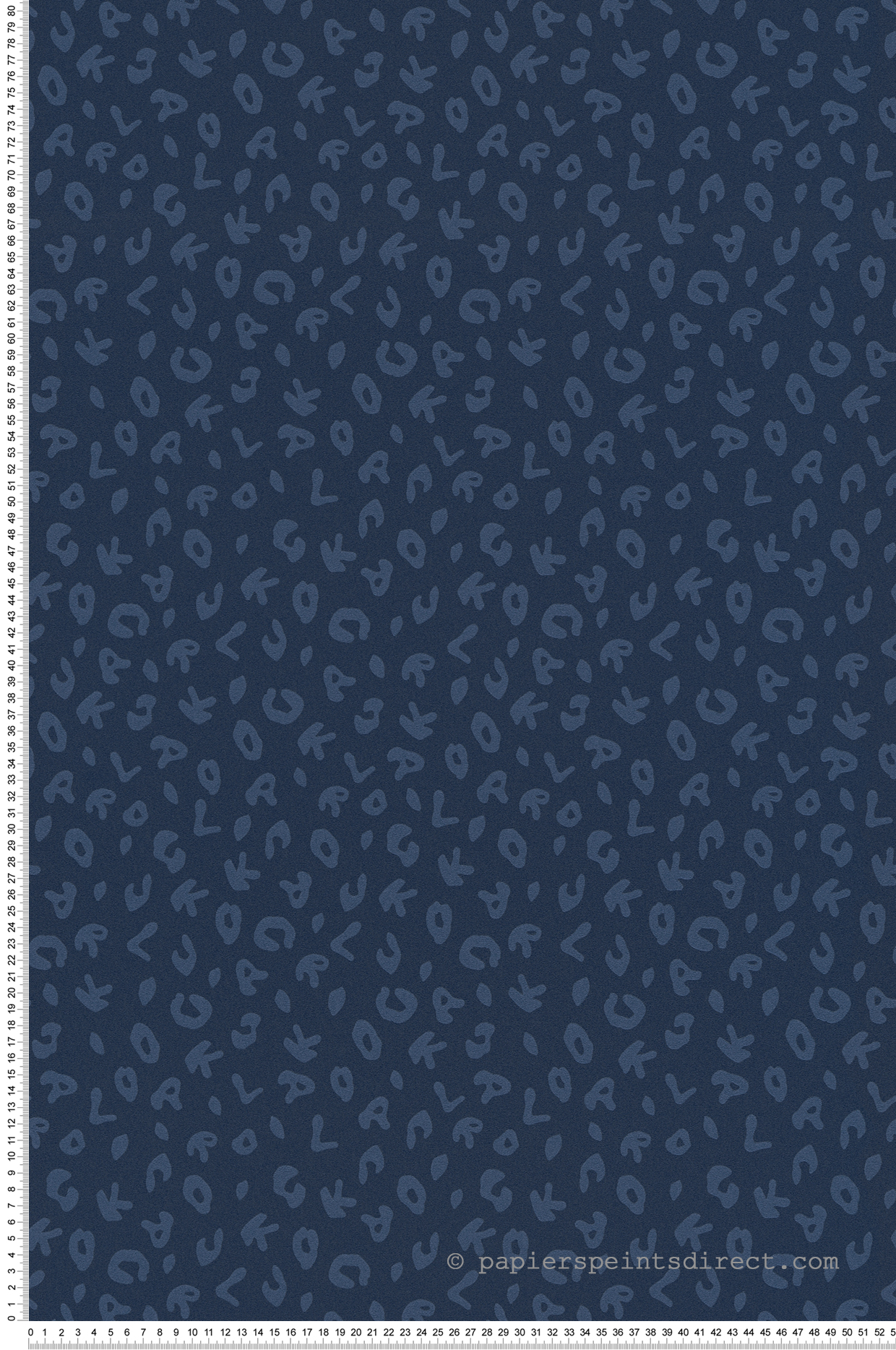 Papier peint Léopard Anna bleu - Karl Lagerfeld de Montecolino | Réf. MC-37856-6