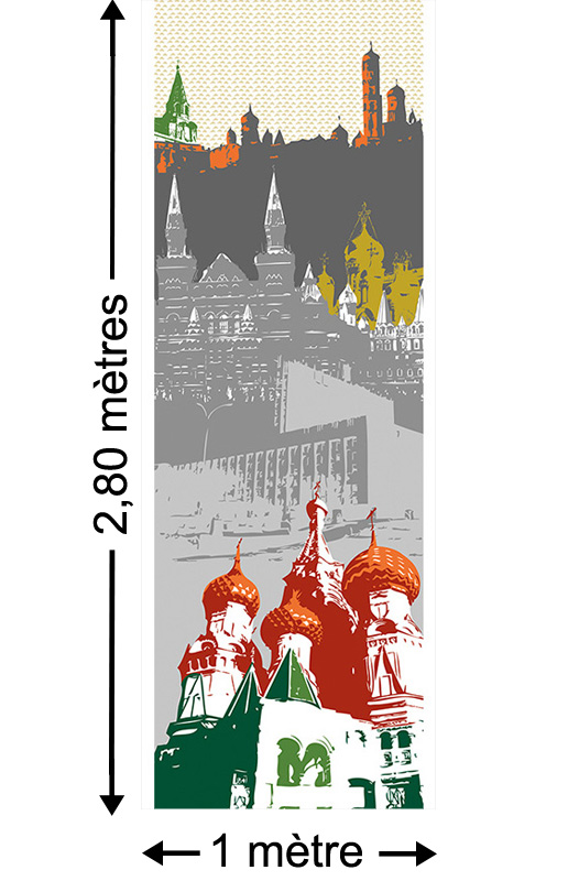 Moscou - Papier peint lé unique