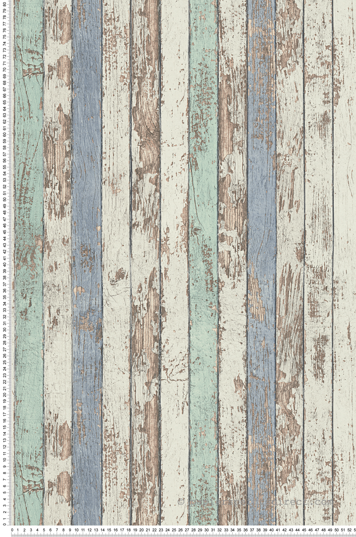 Papier peint Bois Cabane de pêcheur bleue - Elements 2 d'A.S. Création | Réf. AS-959141