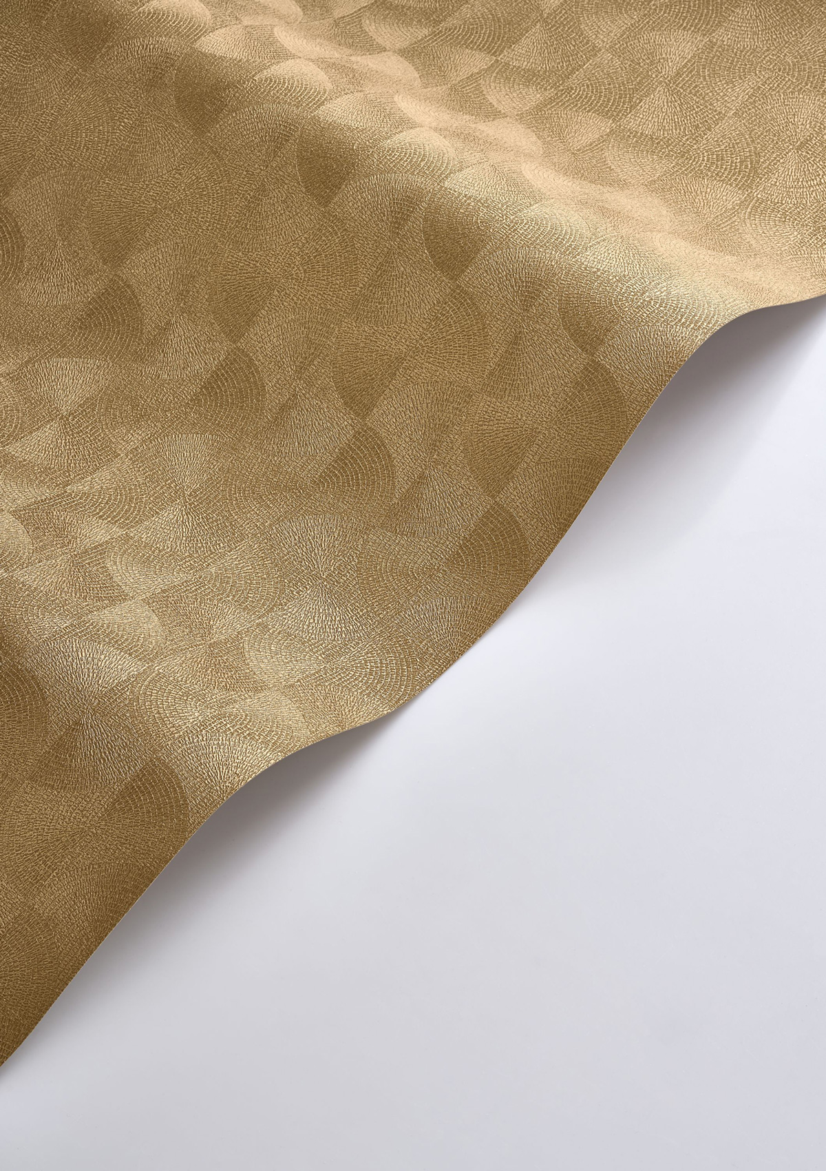 Papier peint Mosaïque Cercle Asterios doré - Solaris de Casadéco ROLL | Réf. SOLA201882651