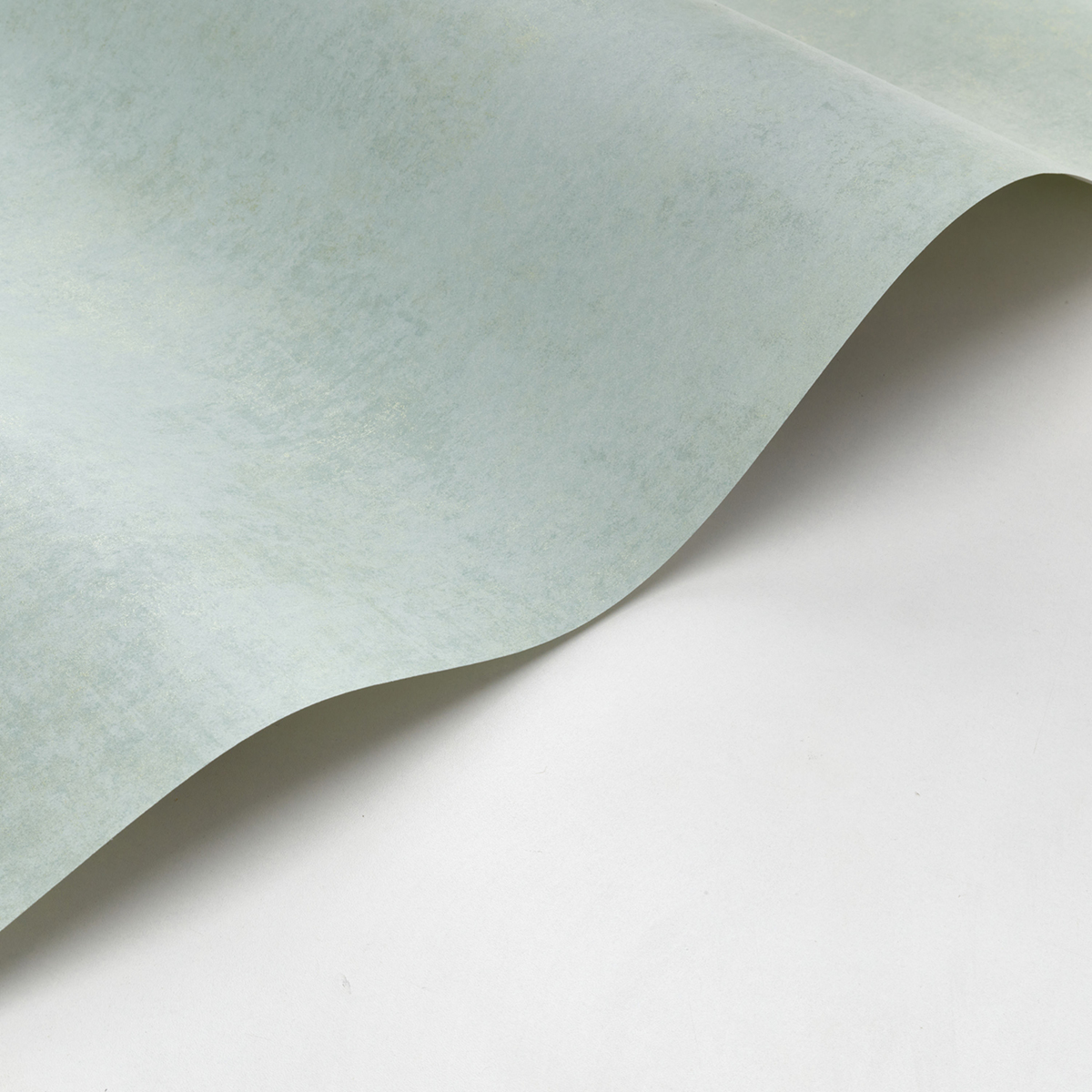 Papier peint Faux Uni Stone bleu ciel et doré - Voyage Onirique de Casadéco | Réf. ONIR80837143