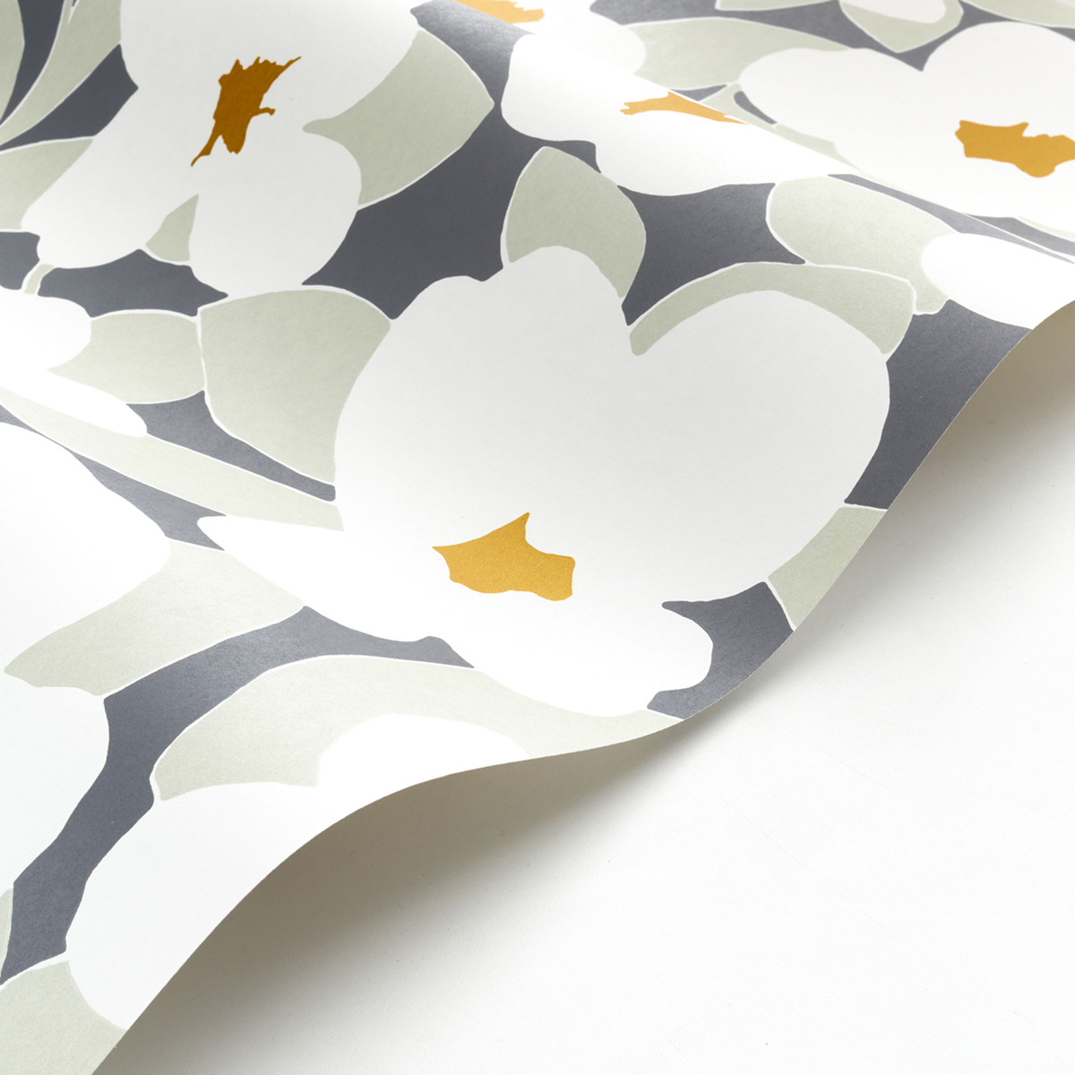 Papier peint 70s Flower Power charbon - Iconic de Casadéco AMBV | Réf. CONI88399515