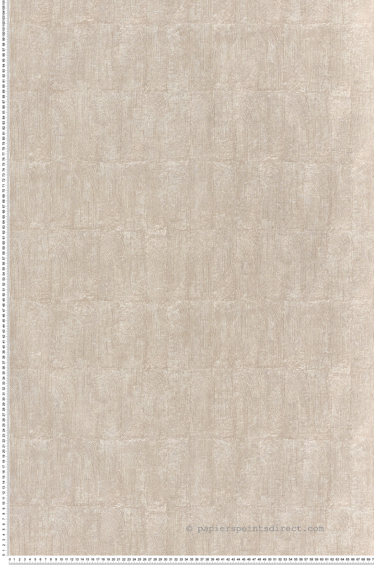 Papier peint Empreinte Argile Bizen sable - Cérame de Casamance | Réf. CAS-76091120