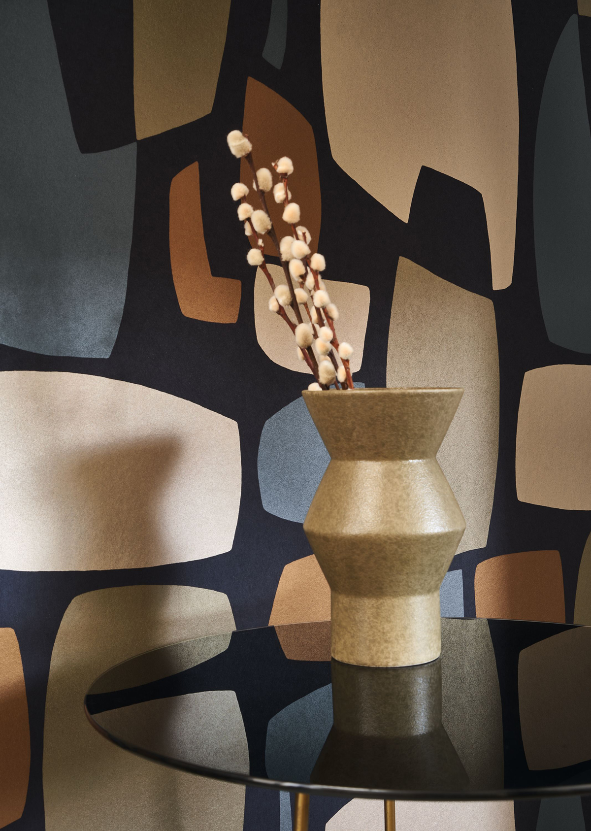 Papier peint Forme Géométrique Module marine - Milano Sixties de Casadéco AMB3| Réf. MISI89389515