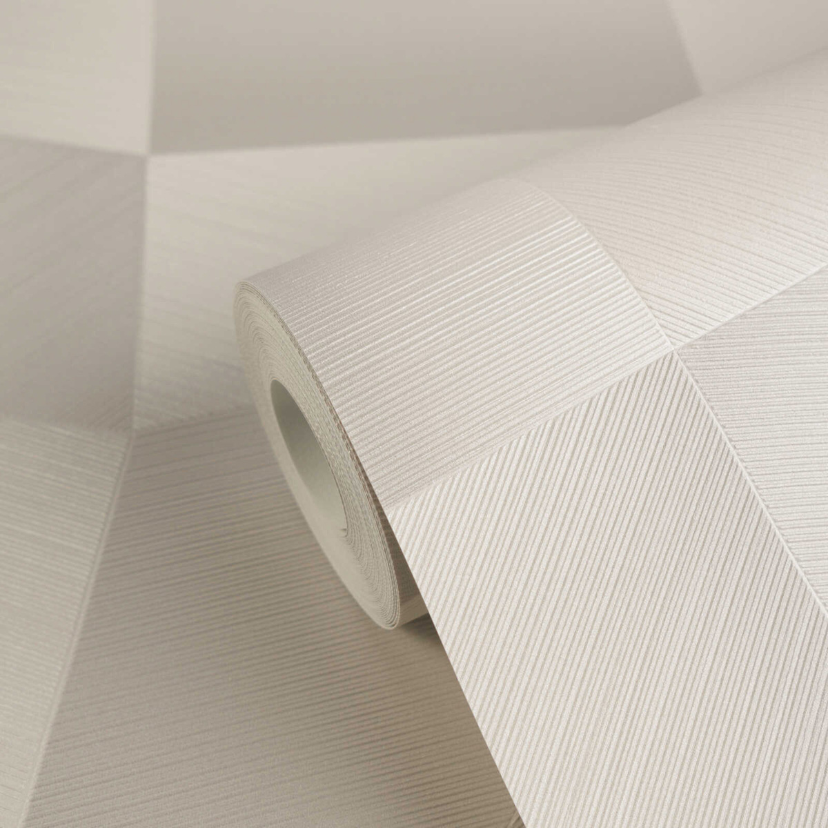 Papier peint Panneaux Géométriques Métal blanc cassé - Vibes & Styles d'A.S. Création AMB6| Réf. AS-791973