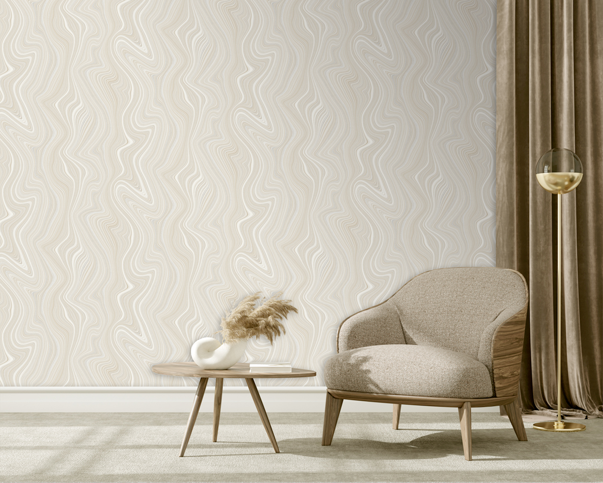 Papier peint Pierre Précieuse beige argenté - Boca Chica de Montecolino | Réf. MC-SO27053