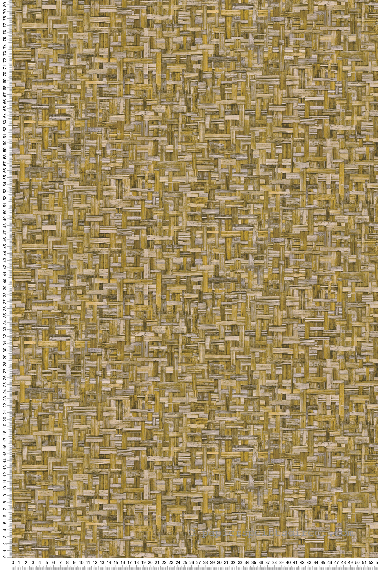 Papier peint Osier Tressé jaune - Jungle Chic d'Architects Paper | Réf. 37706-4