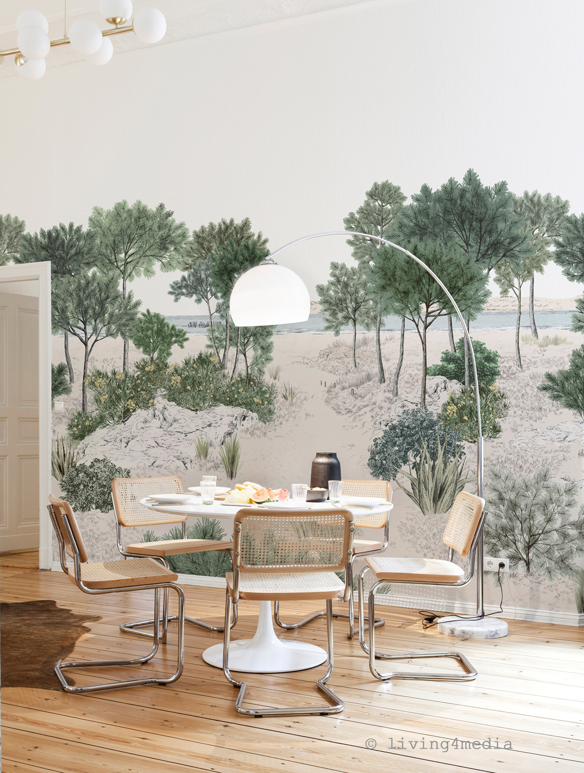 Papier peint panoramique Dune Naturel A - 1/2/3 - Isidore Leroy