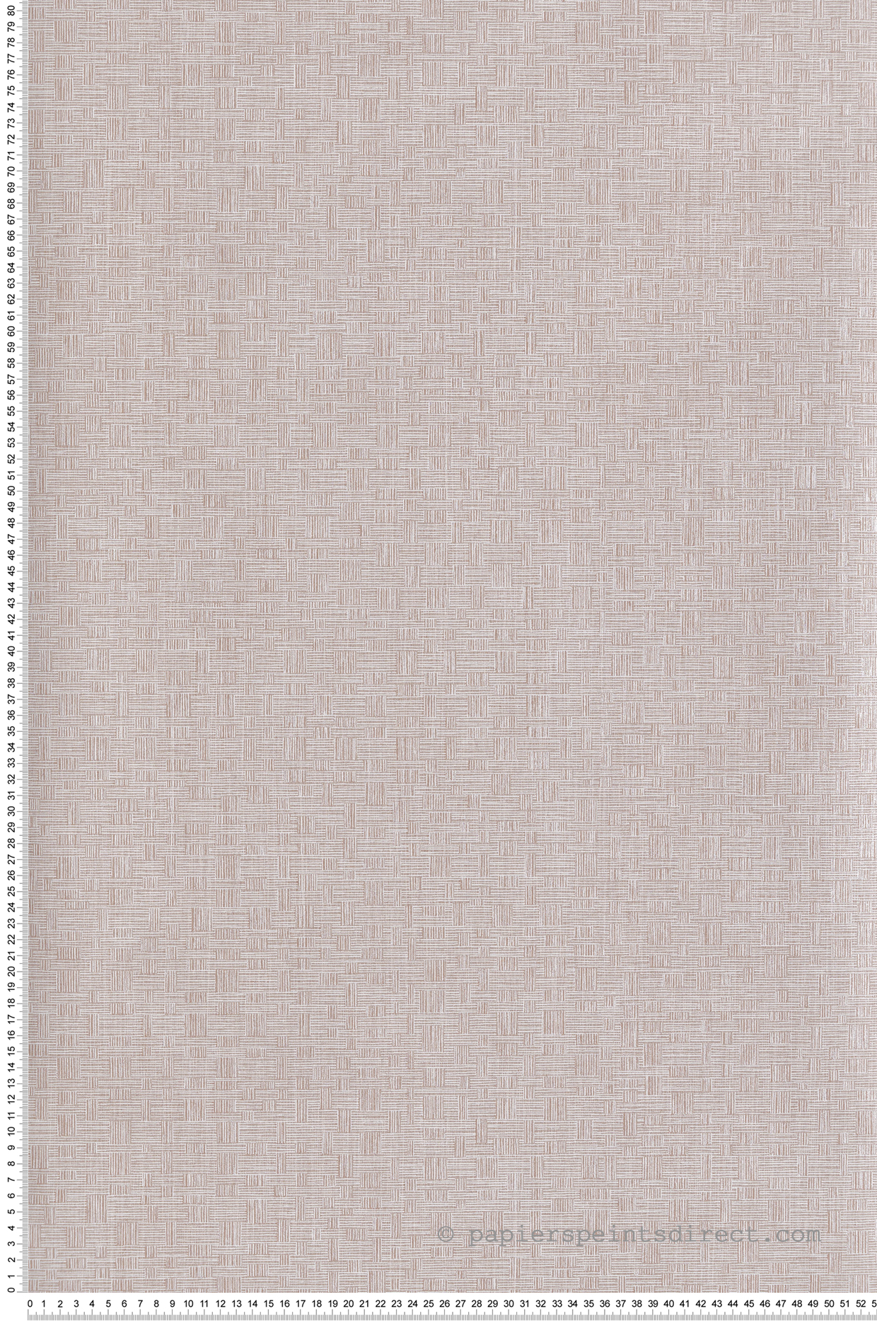 Papier peint Tissage Tonnet blush - Romance de Masureel | Réf. MAS-ROM304
