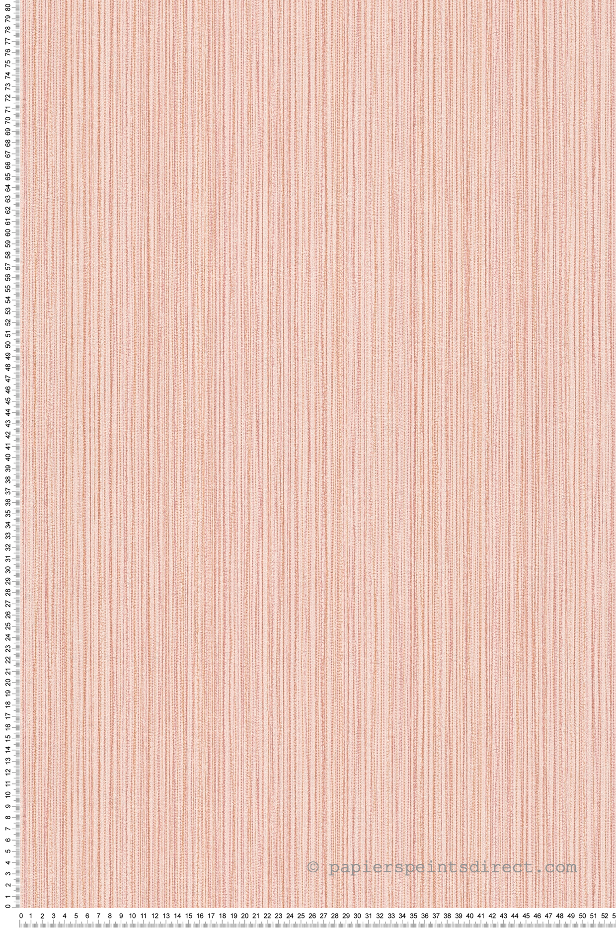 Papier peint Faux Uni Rayure rose cuivré irisé - The BOS d'A.S. Création | Réf. AS-388201