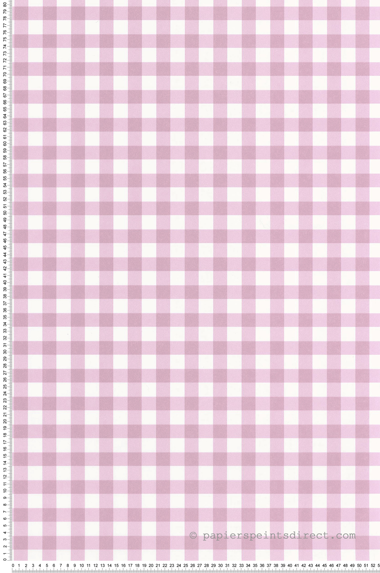 Papier peint Vichy Buvard lilas - Once Upon A Time 2 de Casadéco | Réf. OUTD89265313