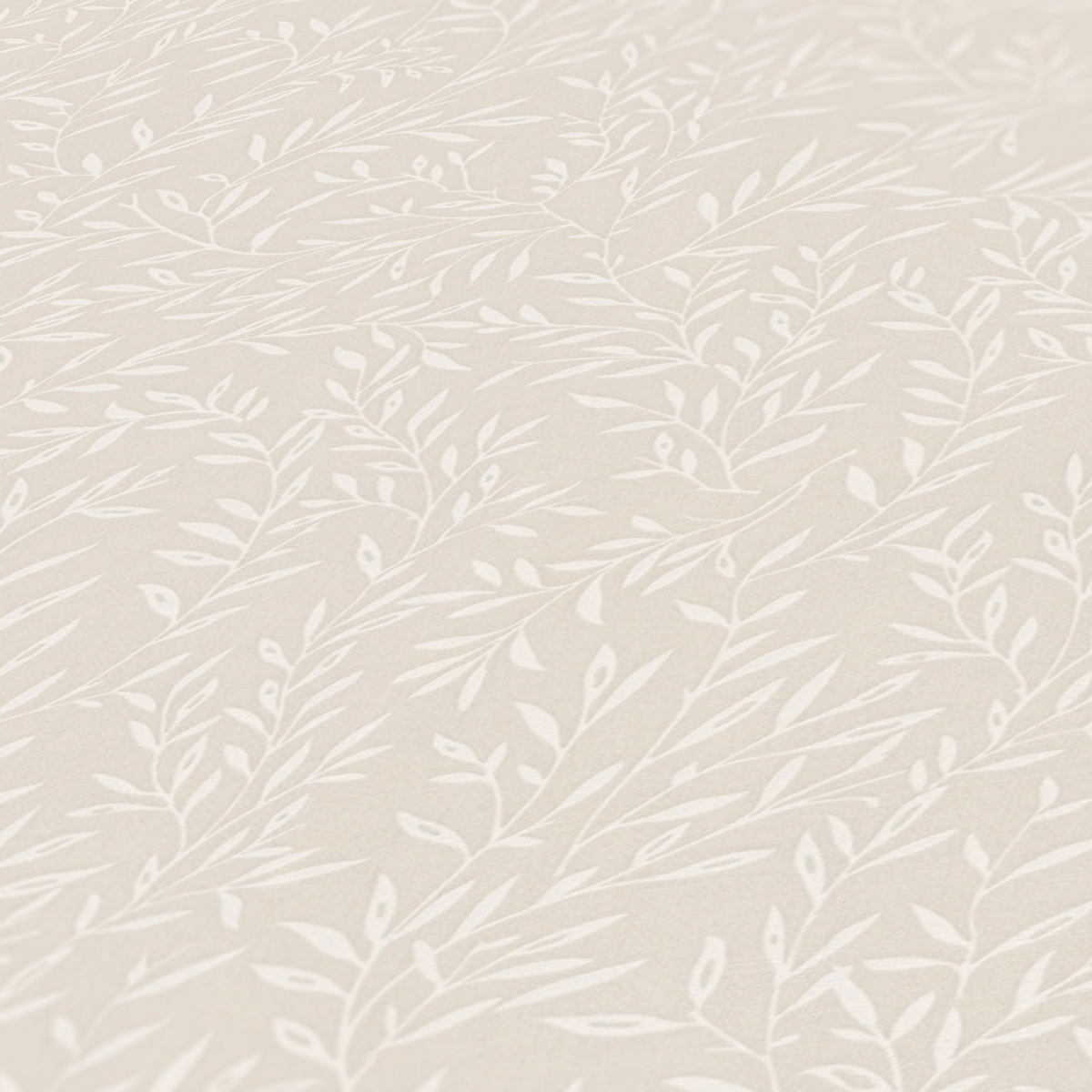 Papier peint Feuillage Vintage Olivier lin - Maison Charme d'A.S. Création ZOOM | Réf. AS-390732