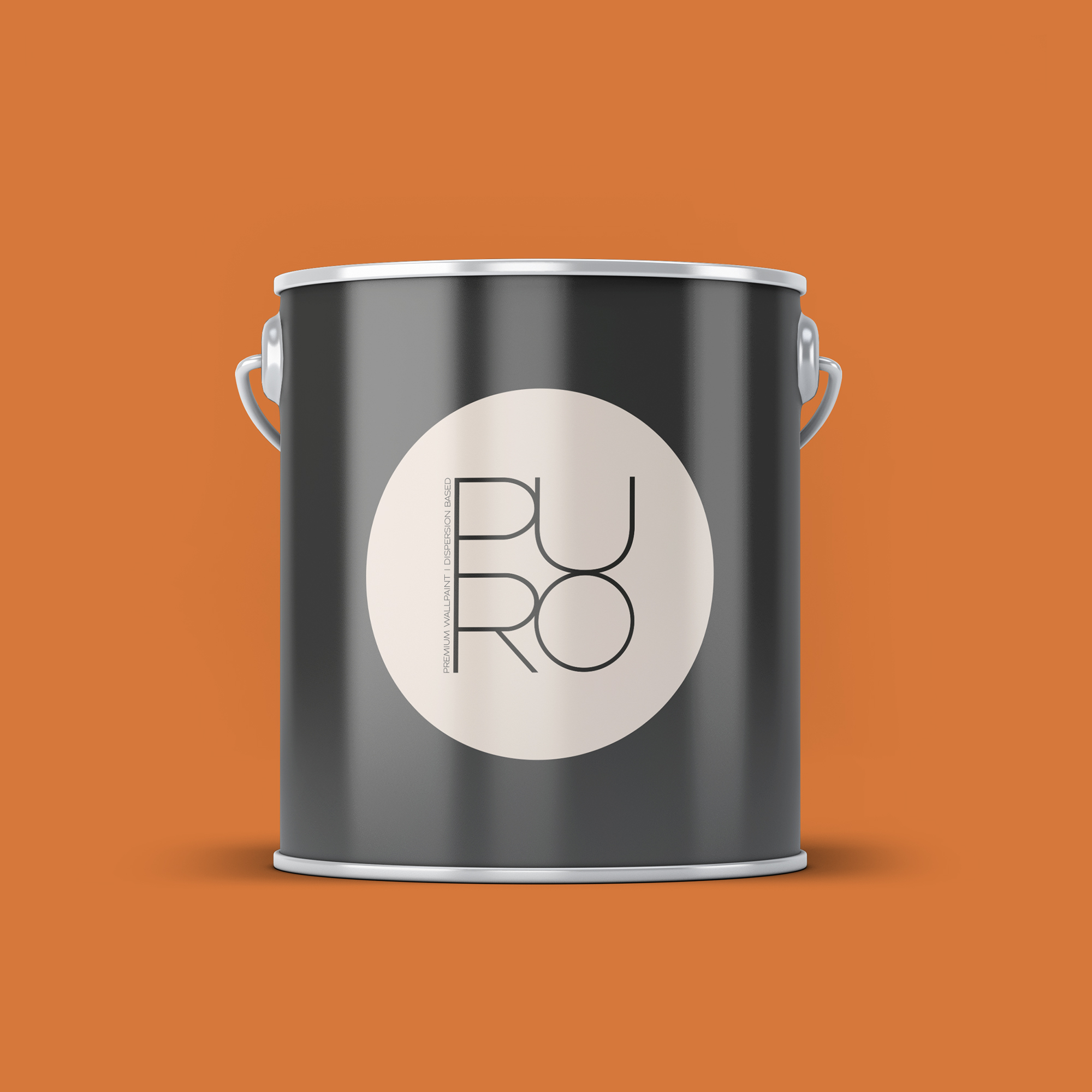 Image d'un pot de 2,5 litres de peinture Puro orange dusty orange - c9003
