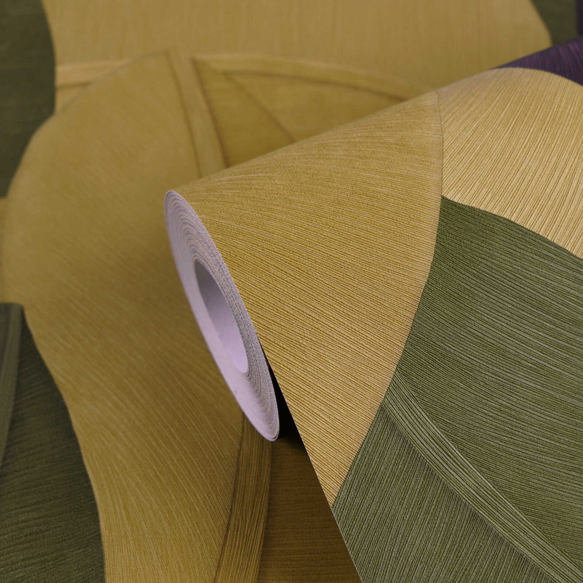 Papier peint Feuillage Graphique vert jaune - Vibes & Styles d'A.S. Création AMB6| Réf. AS-790391