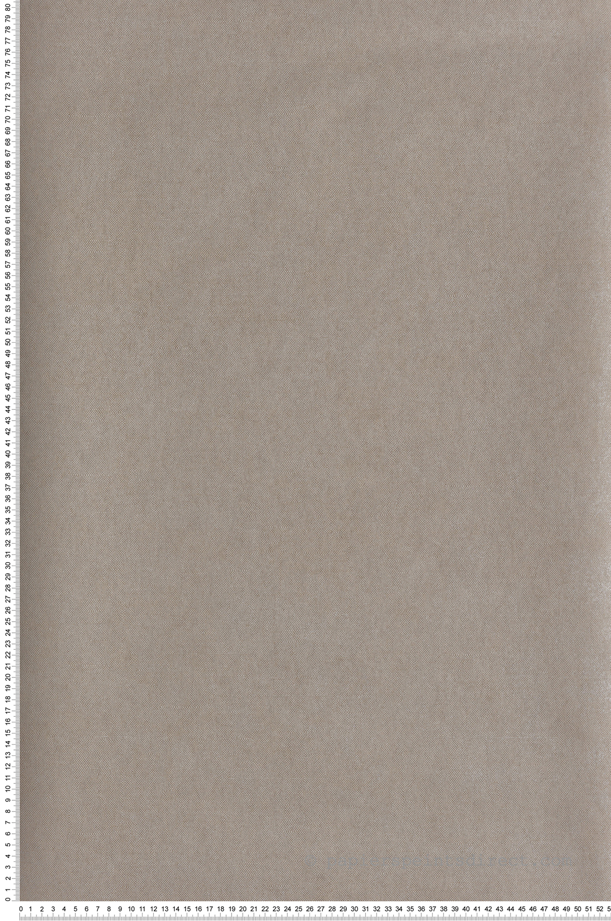 Papier peint Faux Uni Coton Lys taupe argenté - Havana de Masureel | Réf. MAS-CLR023