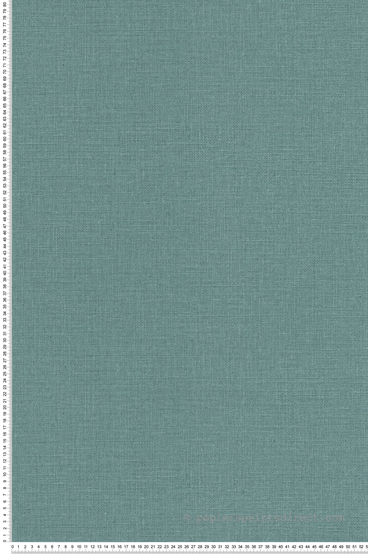 Papier peint Effet Toile de Jute bleu canard - Jute de Casélio | Réf. JTE104016330