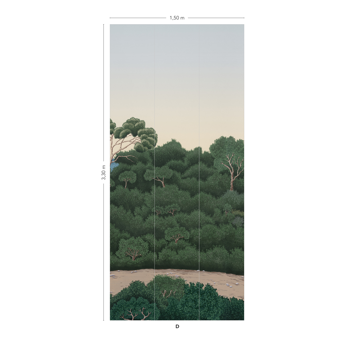 Papier peint panoramique Paysage Marin Port-Cros Original D - 10/11/12 - Isidore Leroy