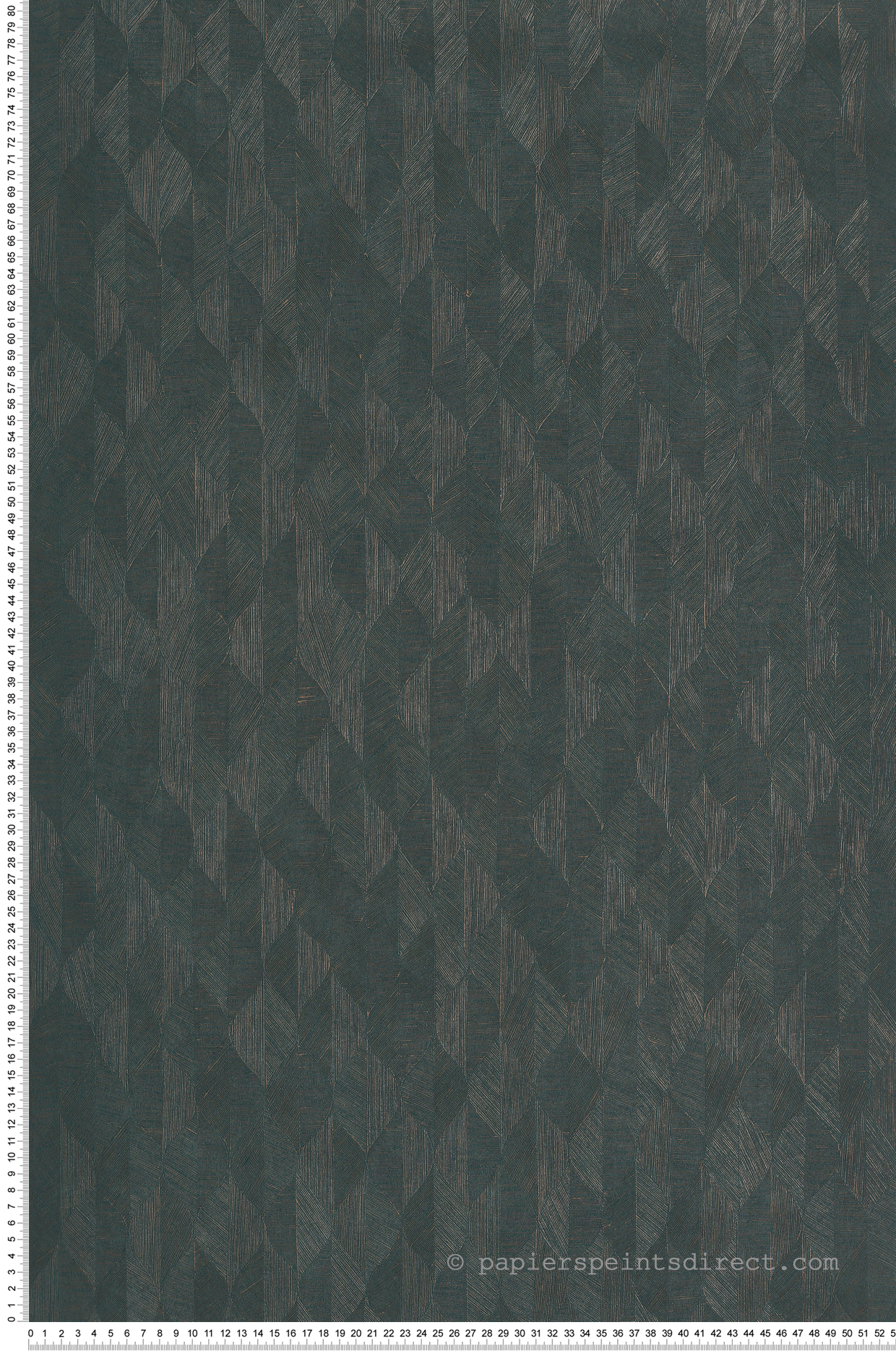 Papier peint Feuille Art Déco Tarrazu émeraude - Vegetals de Casadéco | Réf. VEGE201276707