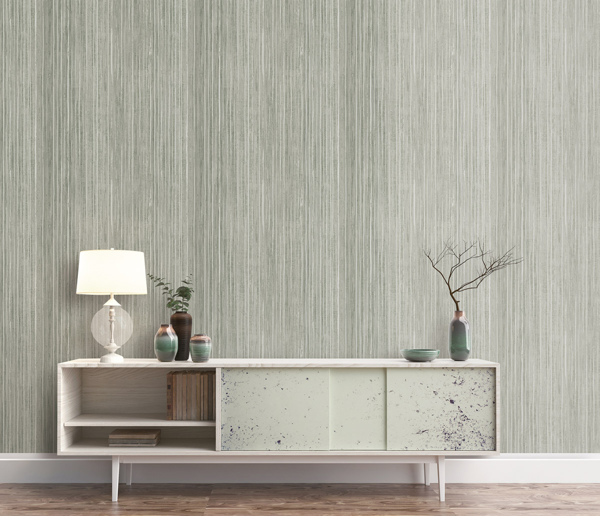 Papier peint Rayure Bois gris nacré - Attitude de Lutèce | Réf. LTC-DWP0352-03