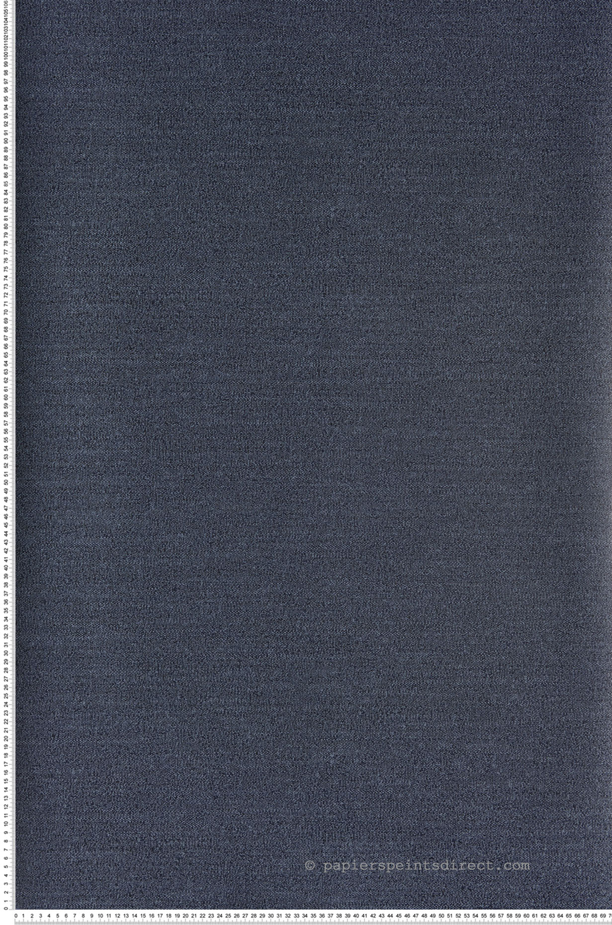 Papier peint faux uni Plumetis Marine - Misura de Casamance | Réf. CAS-74452754