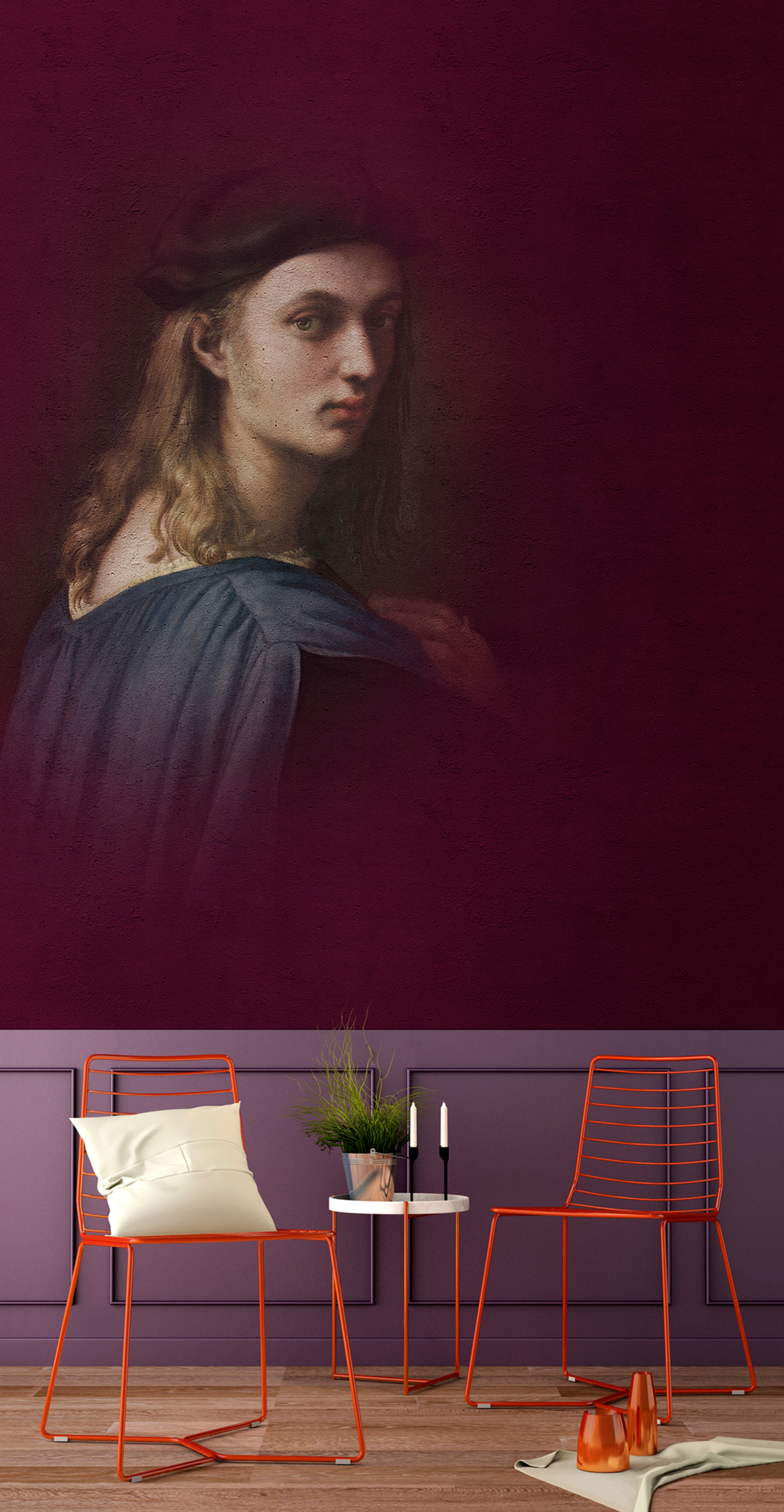 Papier peint panoramique Portrait Fresco 1 - Référence DD110651 - Intissé 200g/m2 - Standard 200 x 270