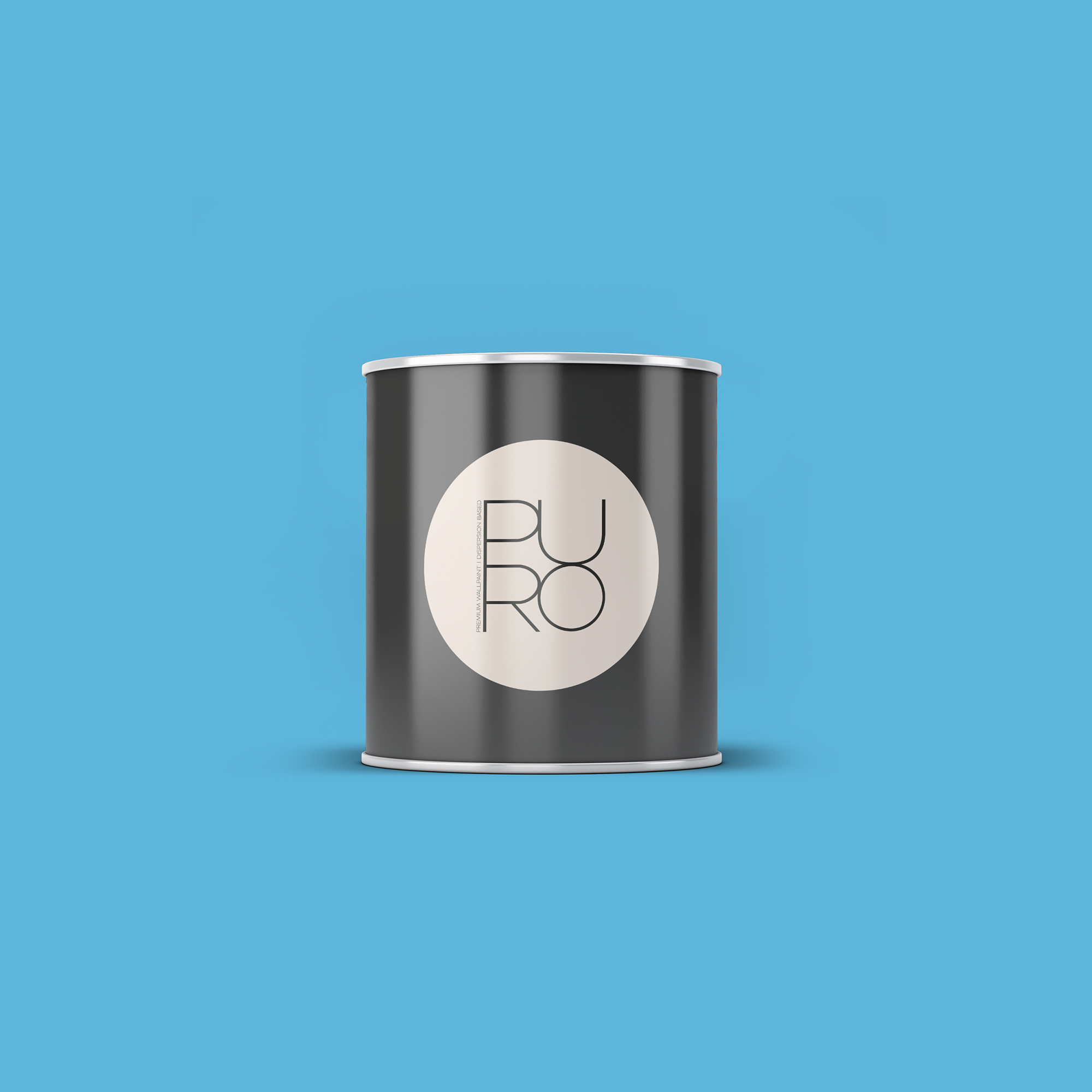 Image d'un pot de 1 litre de peinture Puro bleu ocean blue - c3002