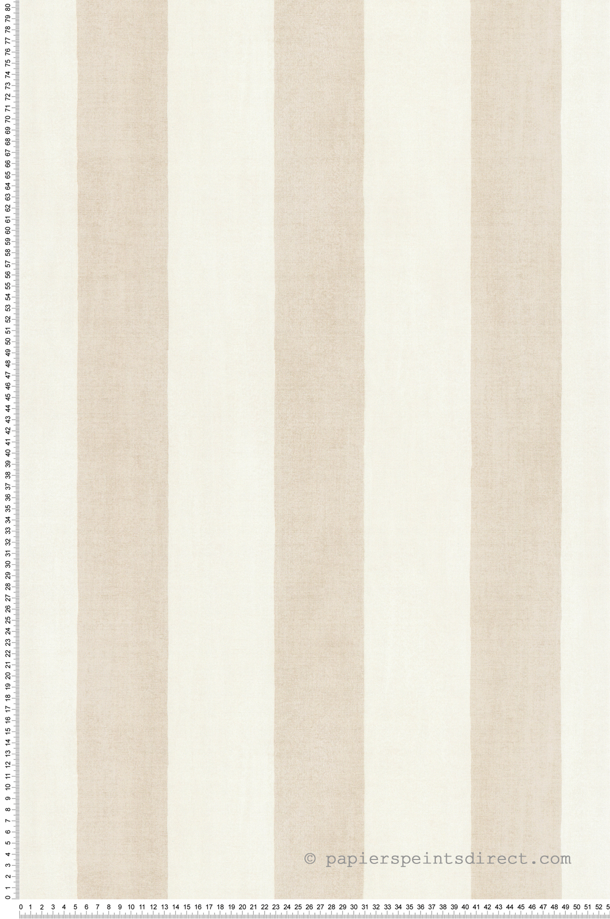 Papier peint Rayures Effet Lin beige - Poésie de Lutèce | Réf. LTC-51254007