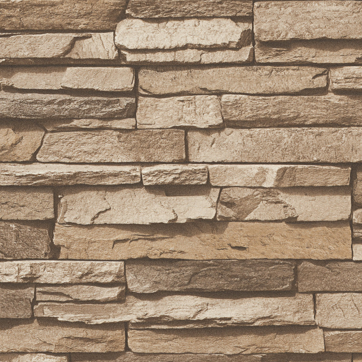 Papier peint Pierres Plates marron - Elements 2 d'A.S. Création ZOOM | Réf. AS-958332